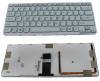 US White Keyboard with Backlit Frame for Sony Vaio SVE14AA11M SVE14A27CXH 149114811USX 9Z.N6BBF.R1D (OEM) (BULK)